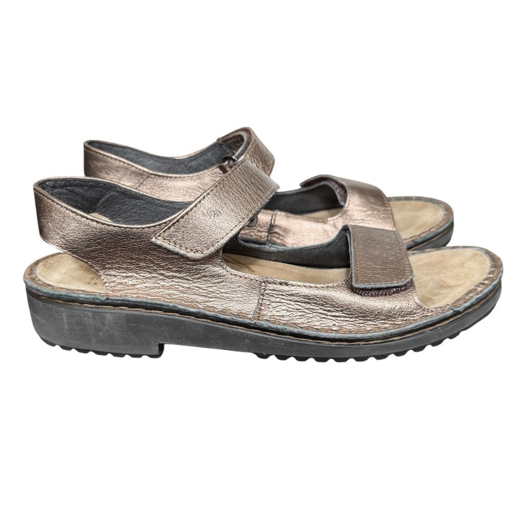 Naot Karenna Leather Slingback Sandals, Radiant Copper Leather, Size 41 (10)